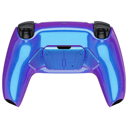 eXtremeRate Retail Chameleon Purple Blue Remappable RISE 4.0 Remap Kit for ps5 Controller BDM 010 & BDM 020, Upgrade Board & Redesigned Back Shell & 4 Back Buttons for ps5 Controller - Controller NOT Included - YPFP3008