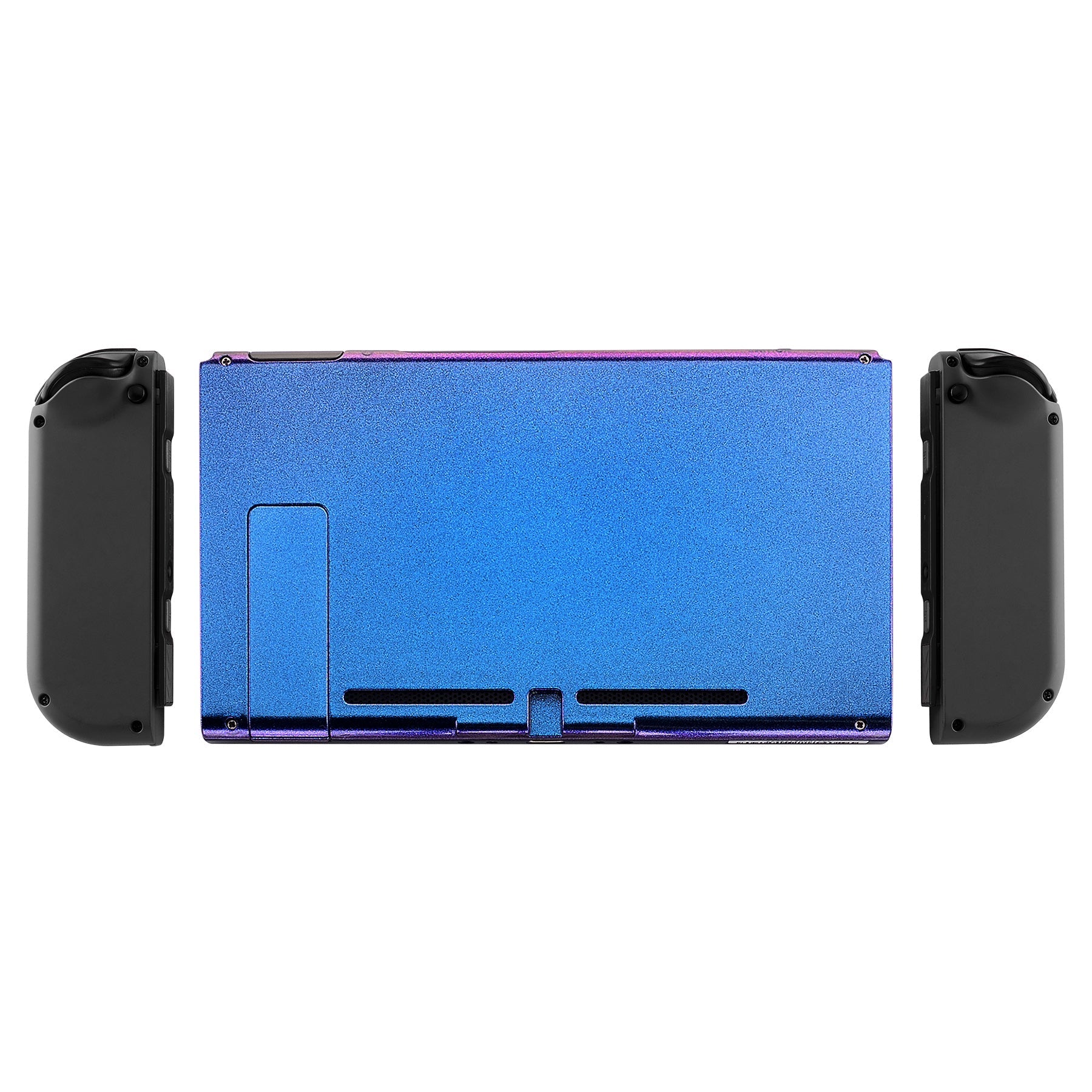 eXtremeRate Retail Chameleon Chamillionaire Glossy Console Back Plate DIY Replacement Housing Shell Case for Nintendo Switch Console with Kickstand - JoyCon Shell NOT Included - ZP301