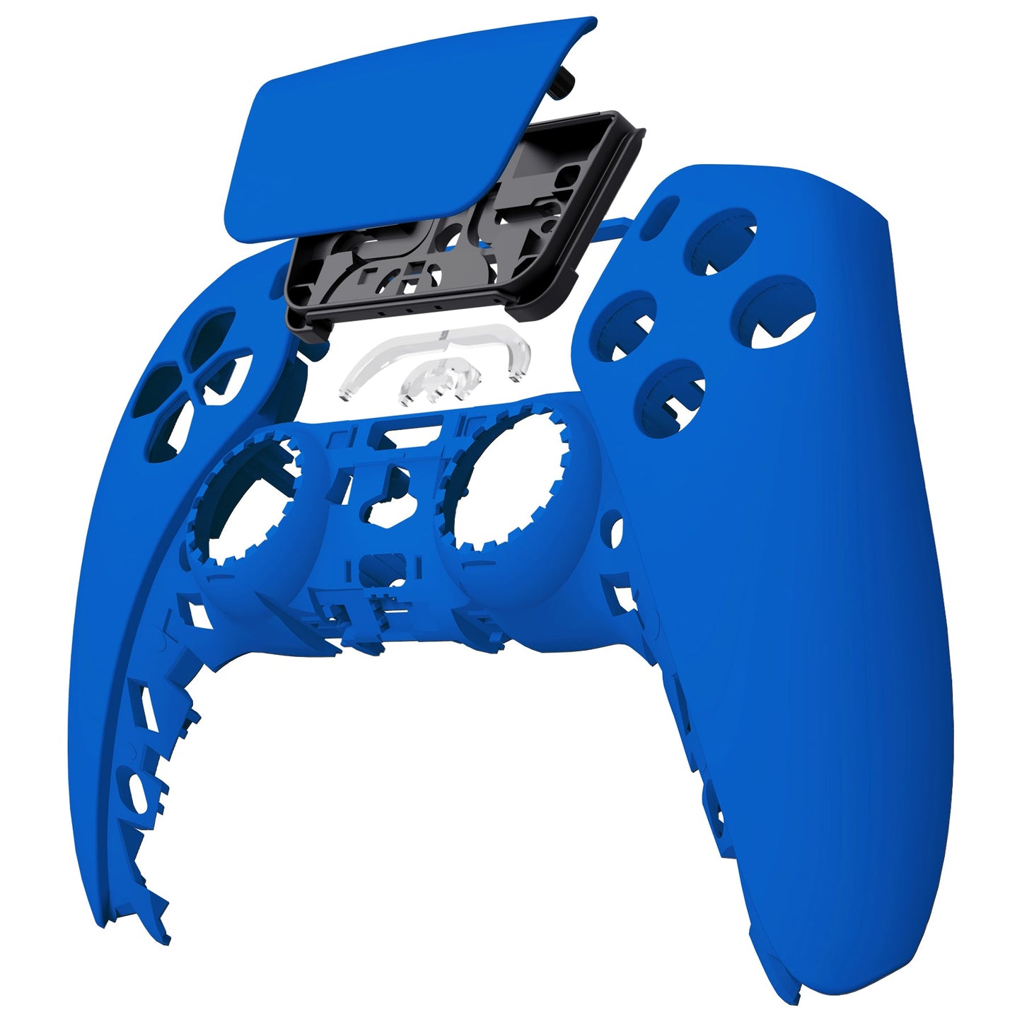 eXtremeRate Retail Blue Touchpad Front Housing Shell Compatible with ps5 Controller BDM-010 BDM-020 BDM-030, DIY Replacement Shell Custom Touch Pad Cover Compatible with ps5 Controller - ZPFP3005G3