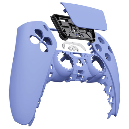 eXtremeRate Retail Light Violet Touchpad Front Housing Shell Compatible with ps5 Controller BDM-010 BDM-020 BDM-030, DIY Replacement Shell Custom Touch Pad Cover Compatible with ps5 Controller - ZPFP3015G3