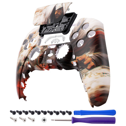 eXtremeRate PS5コントローラーBDM-010/020/030/040/050対応交換対応用フロントハウジングシェル＆タッチパッド【アサシン】