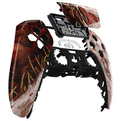 eXtremeRate Retail Xeno Species Touchpad Front Housing Shell Compatible with ps5 Controller BDM-010 BDM-020 BDM-030, DIY Replacement Shell Custom Touch Pad Cover Compatible with ps5 Controller - ZPFT1057G3