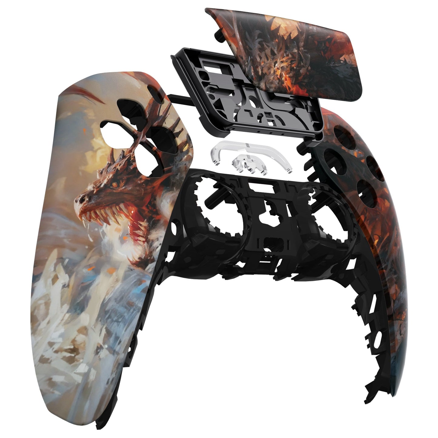 eXtremeRate Replacemen Front Housing Shell with Touchpad Compatible with PS5 Controller BDM-010 BDM-020 BDM-030 - eXtremeRate