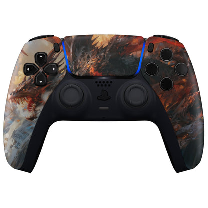 eXtremeRate Replacemen Front Housing Shell with Touchpad Compatible with PS5 Controller BDM-010 BDM-020 BDM-030 - eXtremeRate