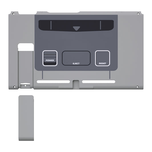 eXtremeRate Nintendo Switchコンソール用交換バックプレート＆キックスタンド【SFC SNESクラシック EUスタイル】