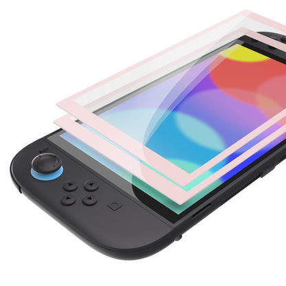 eXtremeRate Nintendo Switch 2に対応用強化ガラスフィルム 2枚セット【チェリーブロッサムピンク】