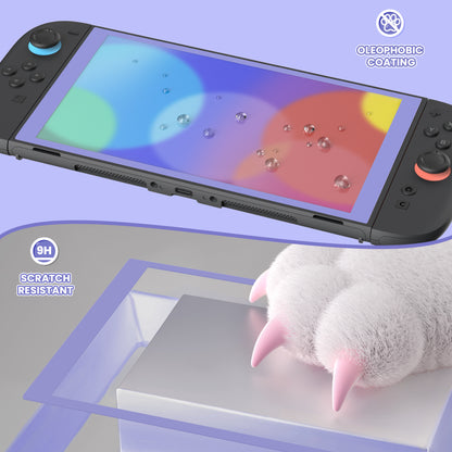 eXtremeRate Nintendo Switch 2に対応用強化ガラスフィルム 2枚セット【ライトバイオレット】