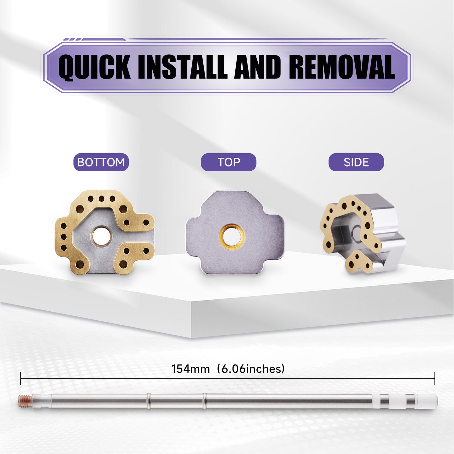 eXtremeRate ps4/ps5/Xbox One/Xbox Series S・X/Switch Proコントローラーに対応用3Dジョイスティック用はんだ除去ごて先（ヒーティングスティック付き）、T12はんだごてステーション対応、13mmアナログスティック修理工具