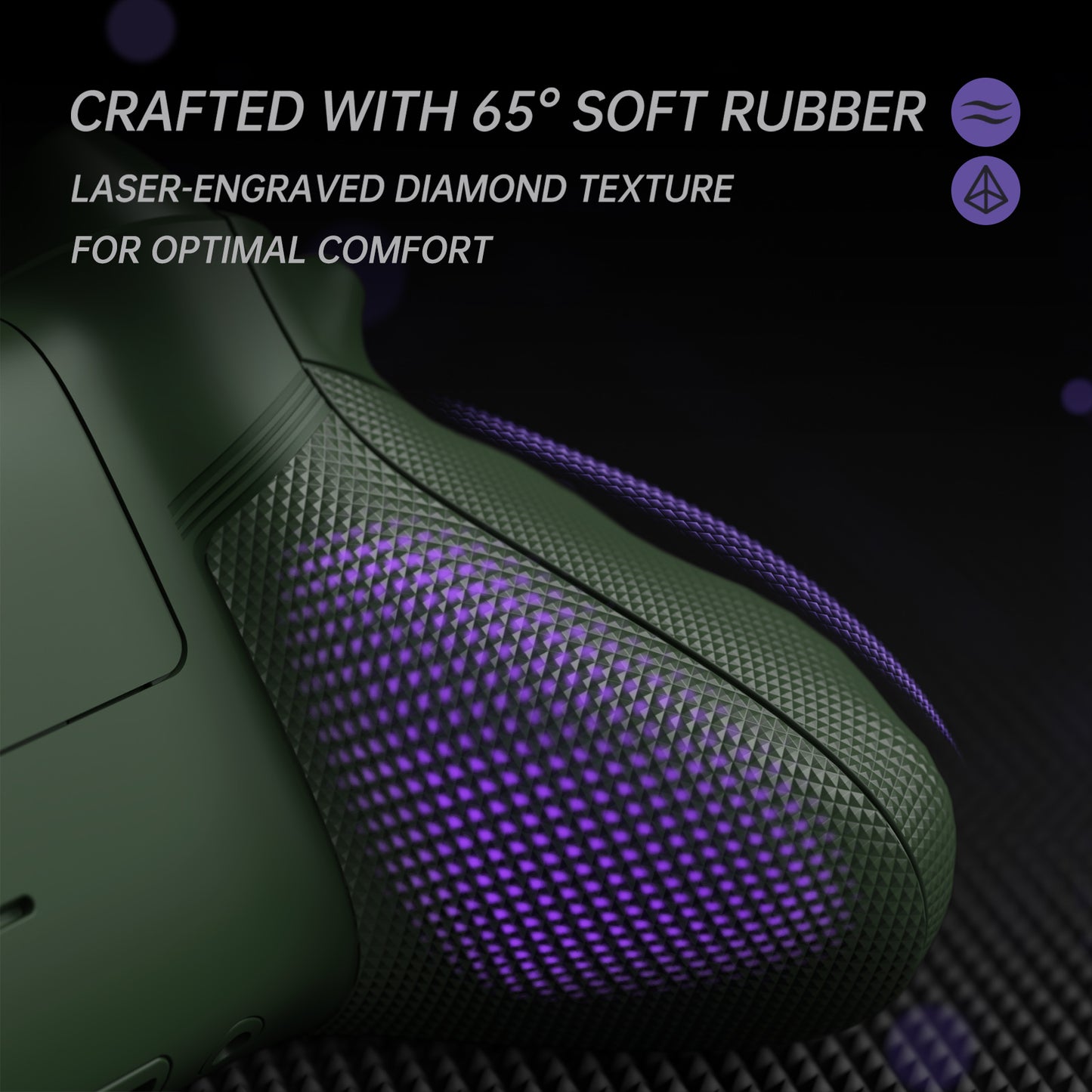 eXtremeRate Xbox Series X&Sコントローラー対応用ASRバージョン 高性能再設計 フルセットシェルボタン FLEXOR サイドレールグリップ トリガーストップキット【バンブーグリーン】