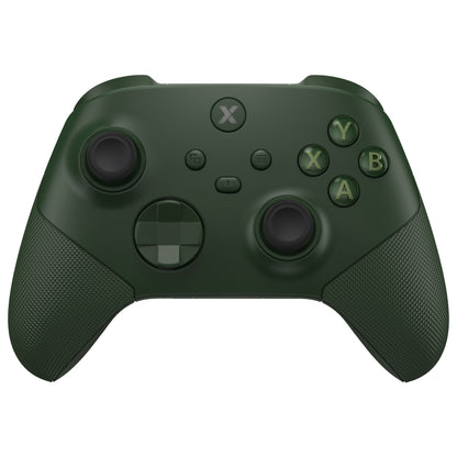 eXtremeRate Xbox Series X&Sコントローラー対応用ASRバージョン 高性能再設計 フルセットシェルボタン FLEXOR サイドレールグリップ トリガーストップキット【バンブーグリーン】