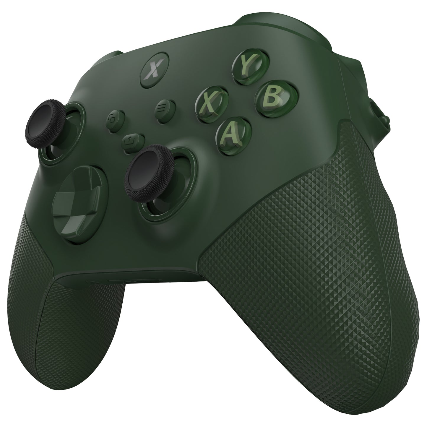 eXtremeRate Xbox Series X&Sコントローラー対応用ASRバージョン 高性能再設計 フルセットシェルボタン FLEXOR サイドレールグリップ トリガーストップキット【バンブーグリーン】