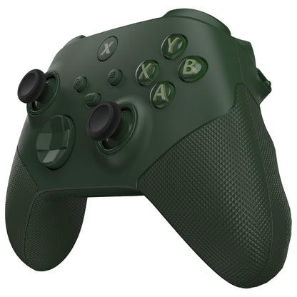 eXtremeRate Xbox Series X&Sコントローラー対応用ASRバージョン 高性能再設計 フルセットシェルボタン FLEXOR サイドレールグリップ トリガーストップキット【バンブーグリーン】