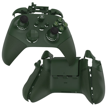 eXtremeRate Xbox Series X&Sコントローラー対応用ASRバージョン 高性能再設計 フルセットシェルボタン FLEXOR サイドレールグリップ トリガーストップキット【バンブーグリーン】