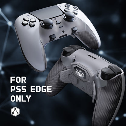 eXtremeRate BEYOND Back Paddle Kit for PS5 Edge Controller, OLED Display & Ergonomic Grip [New Hope Gray & Classic Gray]