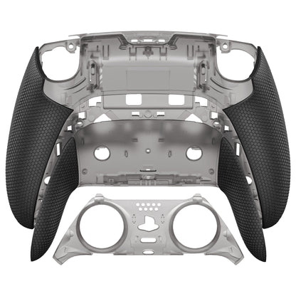 eXtremeRate Beyond-ARC Bottom Shell Kit for PS5 Edge Controller (Clear & Black)