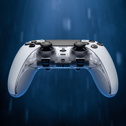 eXtremeRate Beyond-ARC Bottom Shell Kit for PS5 Edge Controller (Clear & Gray)