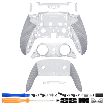 eXtremeRate Beyond-ARC Bottom Shell Kit for PS5 Edge Controller (Clear & Gray)