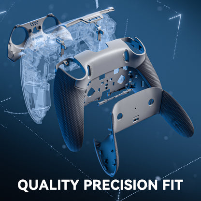 eXtremeRate Beyond-ARC Bottom Shell Kit for PS5 Edge Controller (New Hope Gray & Classic Gray)