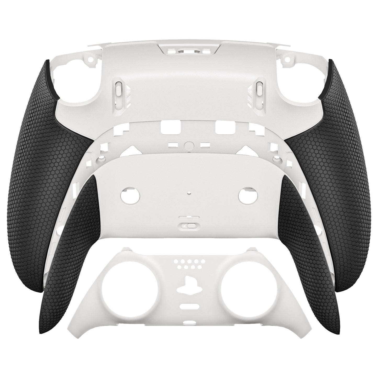 eXtremeRate Beyond-ARC Bottom Shell Kit for PS5 Edge Controller (White & Black)