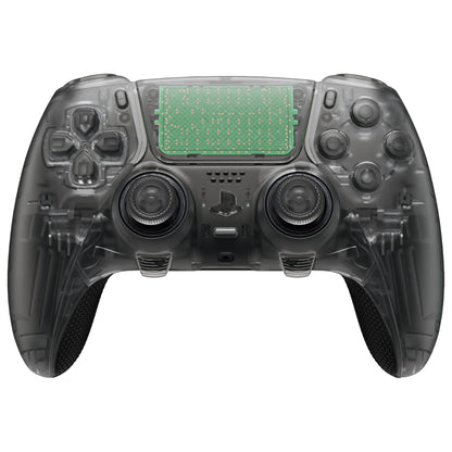 eXtremeRate PS5 Edgeコントローラー対応用 Beyond-ARC フルセットシェル ボタンキット【クリアブラック】