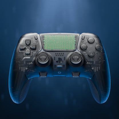 eXtremeRate PS5 Edgeコントローラー対応用 Beyond-ARC フルセットシェル ボタンキット【クリアブラック】