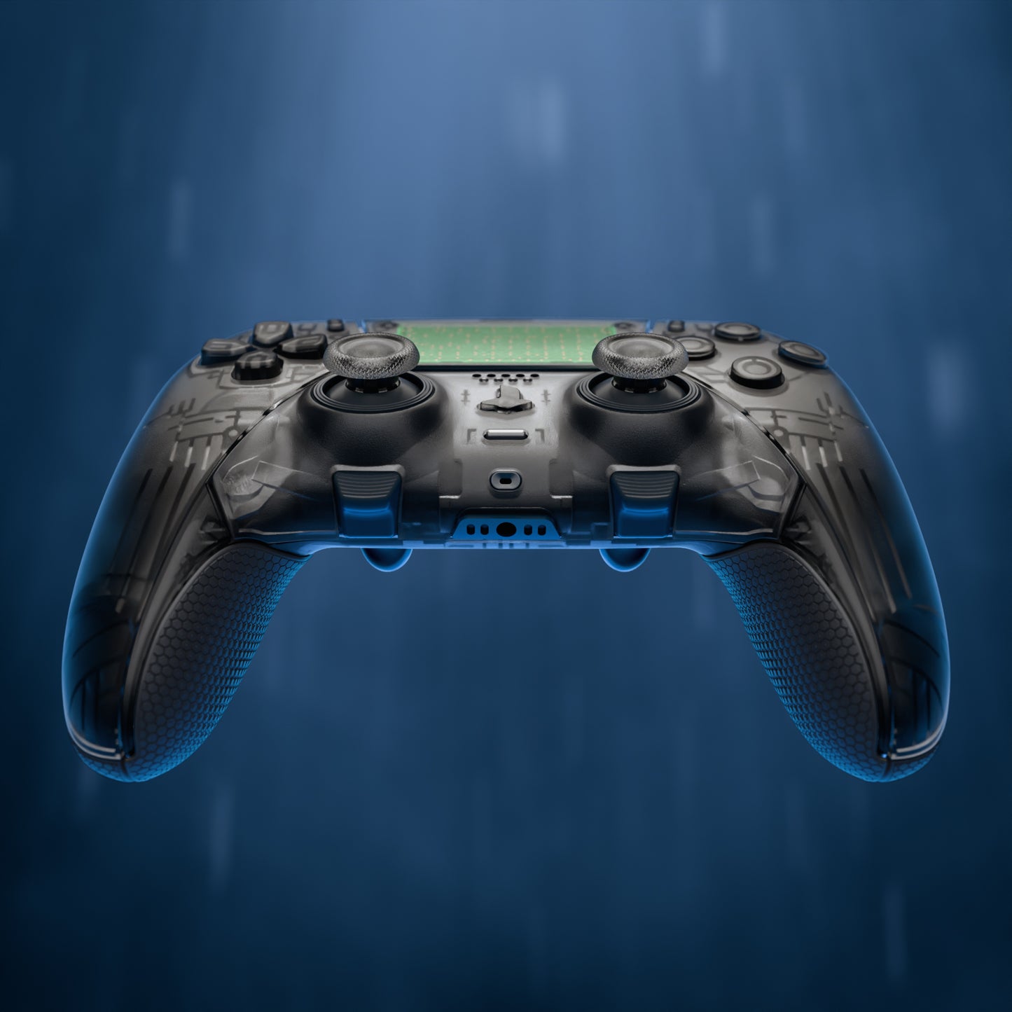eXtremeRate PS5 Edgeコントローラー対応用 Beyond-ARC フルセットシェル ボタンキット【クリアブラック】