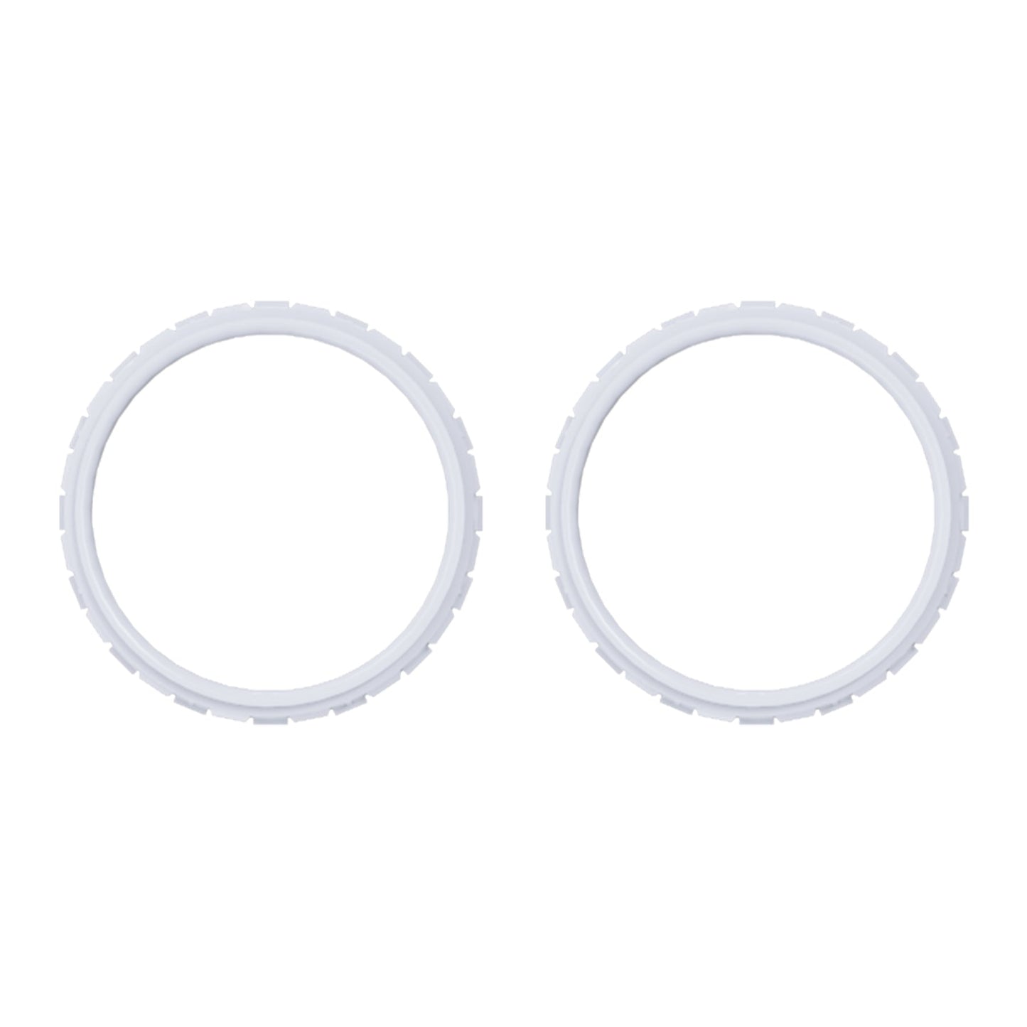 eXtremeRate Custom Replacement Accent Rings for PS5 Controller - Original White eXtremeRate