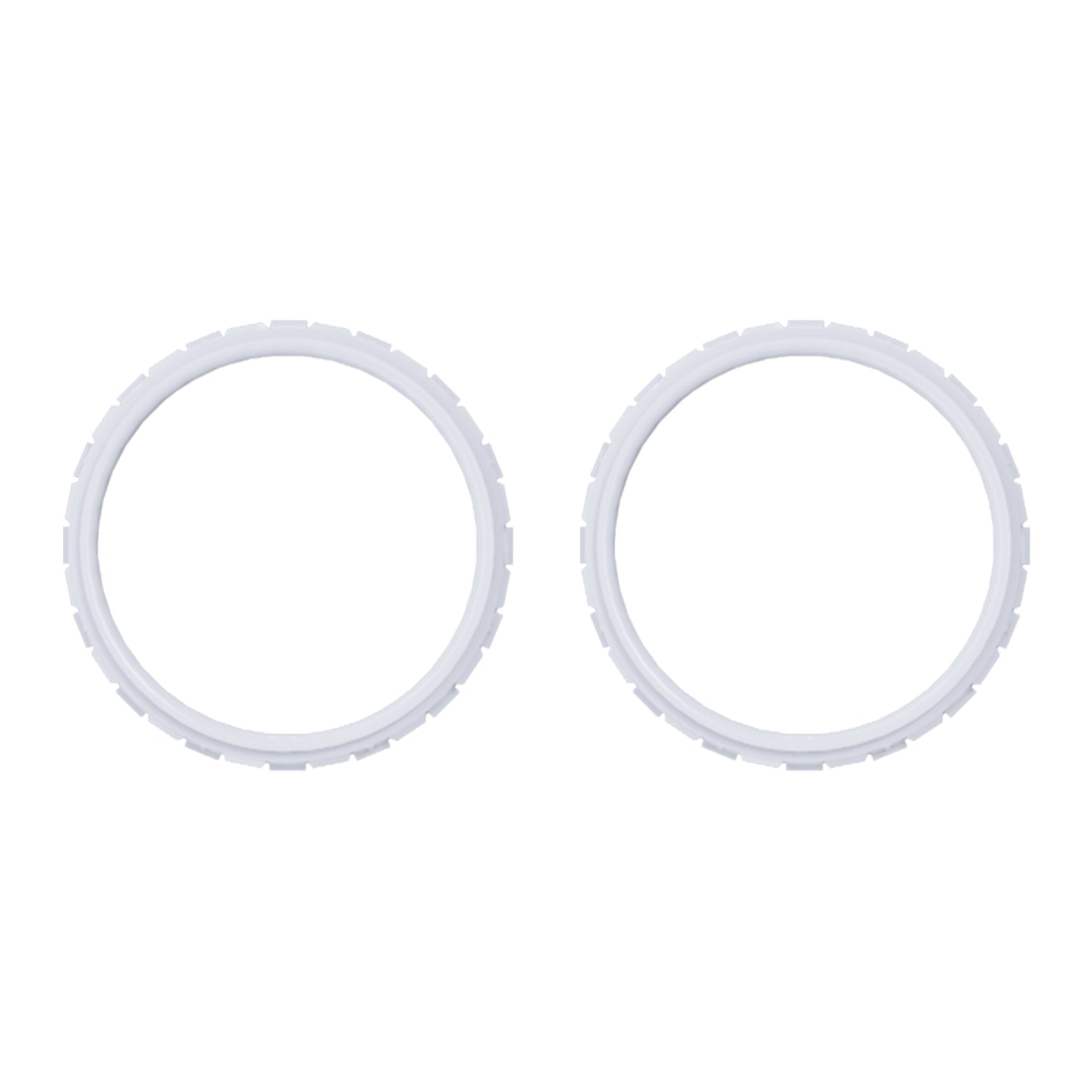 eXtremeRate Custom Replacement Accent Rings for PS5 Controller - Original White eXtremeRate