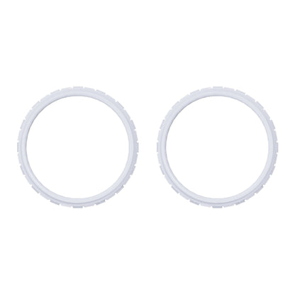 eXtremeRate Custom Replacement Accent Rings for PS5 Controller - Original White eXtremeRate