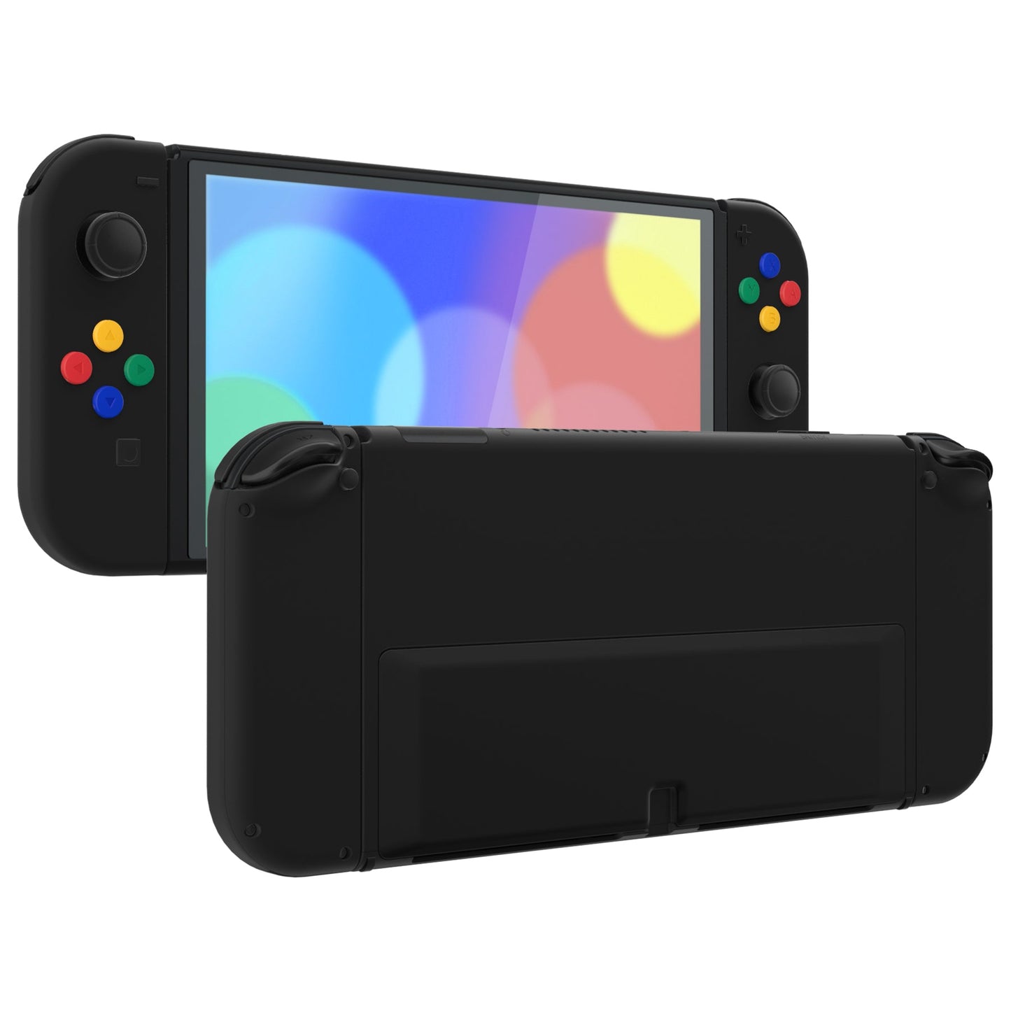 eXtremeRate Custom Replacement Full Set Shell with Buttons for Nintendo Switch OLED - Black eXtremeRate