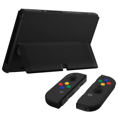 eXtremeRate Custom Replacement Full Set Shell with Buttons for Nintendo Switch OLED - Black eXtremeRate