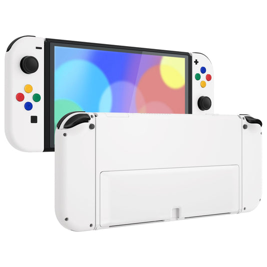 eXtremeRate Custom Replacement Full Set Shell with Buttons for Nintendo Switch OLED - White eXtremeRate