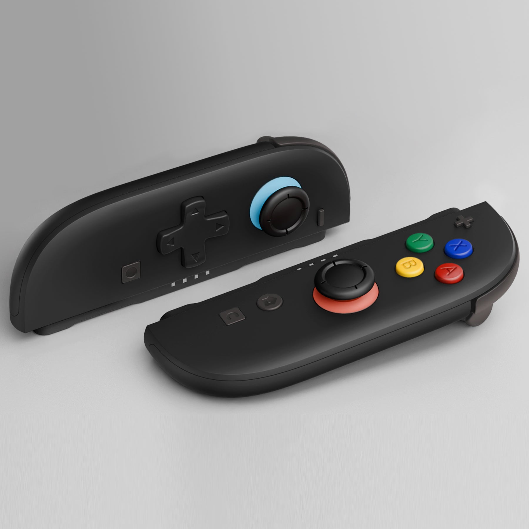 Nintendo Switch 本体 ブラック　コントローラー2個 任天堂 海外限定 ニンテンドースイッチ コントローラー マット