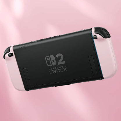eXtremeRate Nintendo Switch 2対応ジョイコン交換フルセットシェルケース、方向ボタンバージョンボタン付き - エッセンス版【チェリーブロッサムピンク】