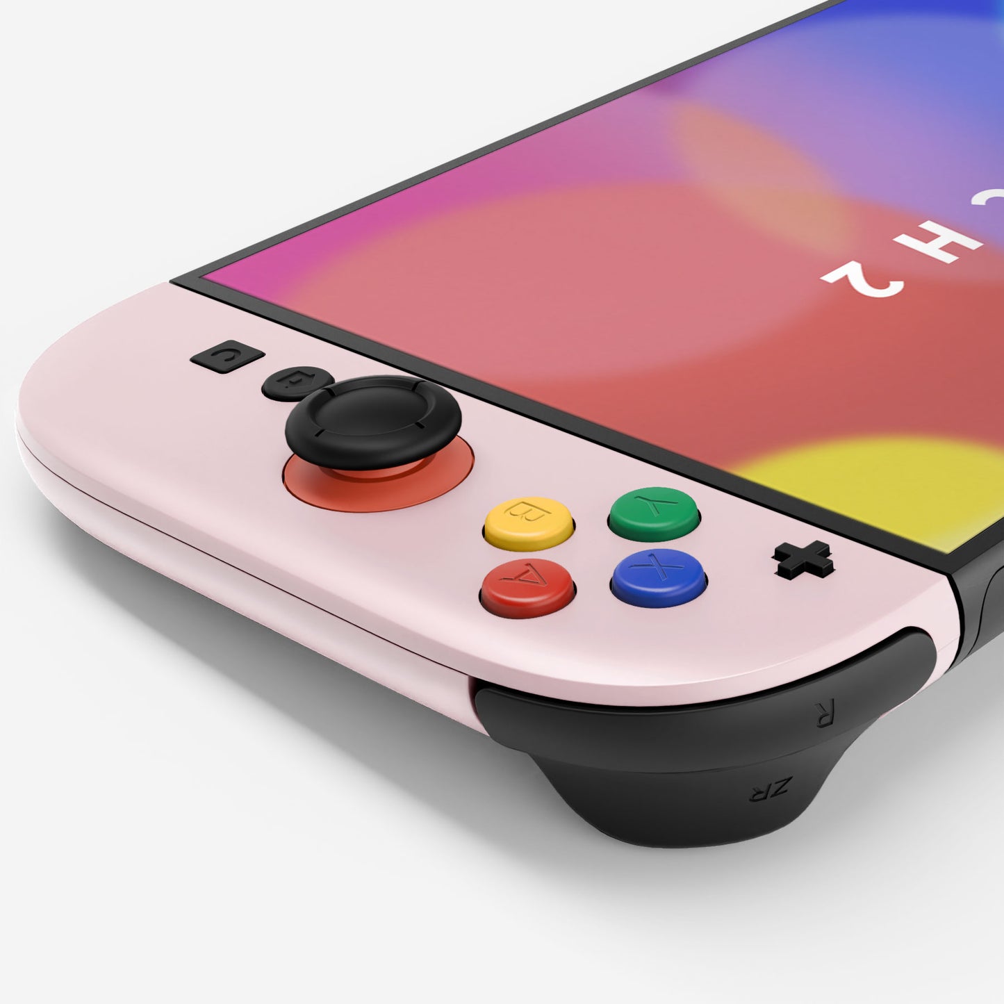 eXtremeRate Nintendo Switch 2対応ジョイコン交換フルセットシェルケース、方向ボタンバージョンボタン付き - エッセンス版【チェリーブロッサムピンク】