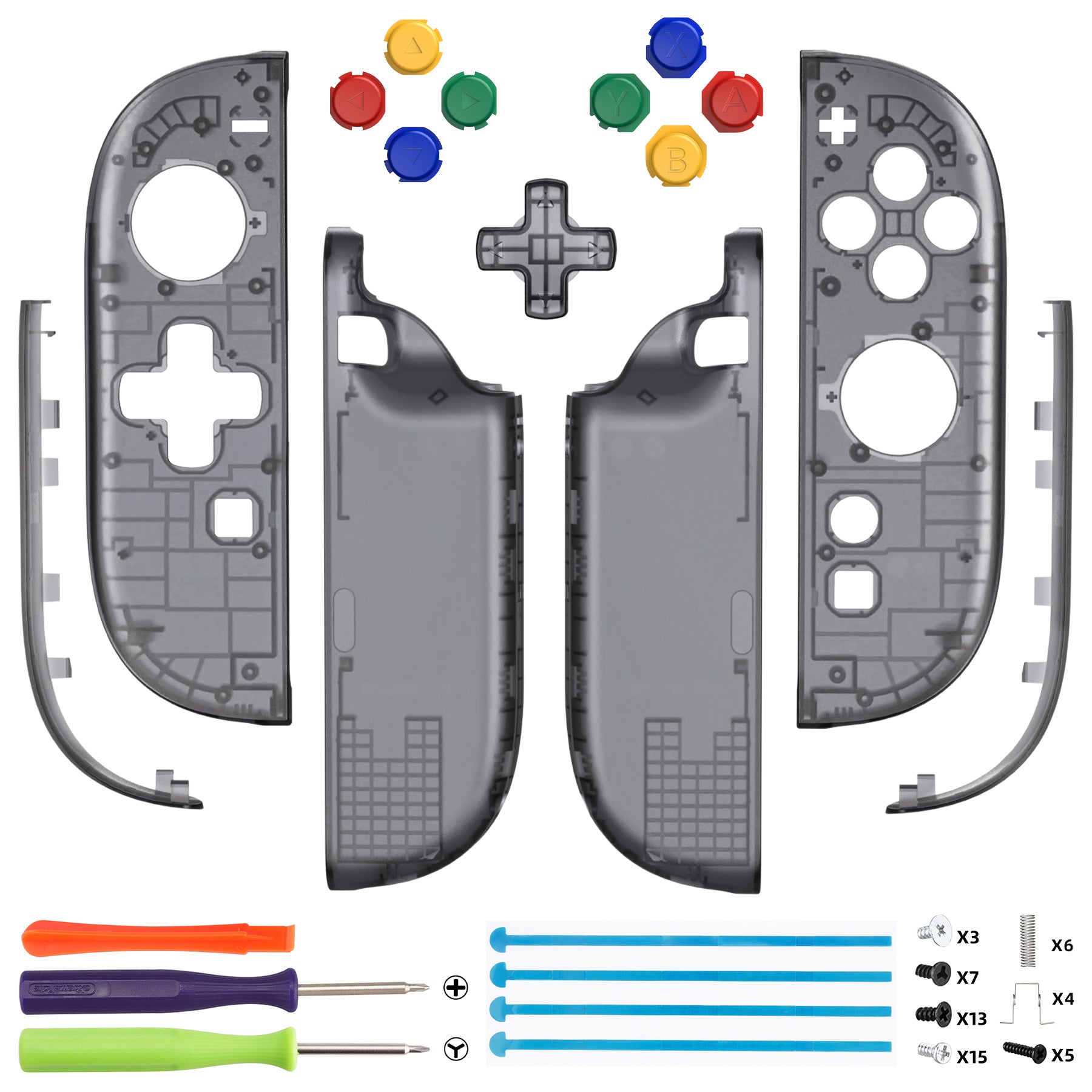 eXtremeRate Nintendo Switch 2対応ジョイコン交換フルセットシェル