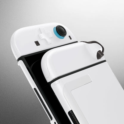 eXtremeRate Nintendo Switch 2対応交換フルセットシェル、方向ボタンバージョンボタン付き - デラックス版【ホワイト】