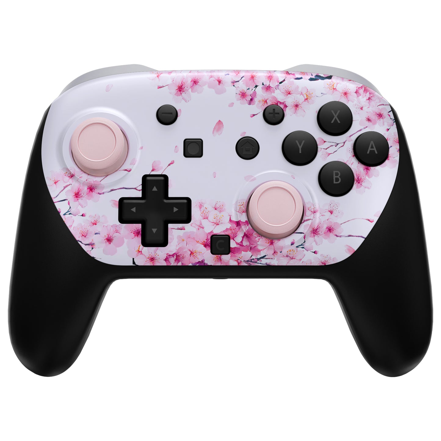 eXtremeRate Nintendo Switch 2 Proコントローラー対応DIY交換用フェイスプレートシェル【桜のささやき】