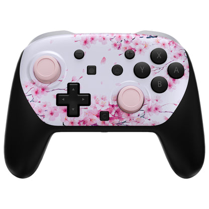 eXtremeRate Nintendo Switch 2 Proコントローラー対応DIY交換用フェイスプレートシェル【桜のささやき】