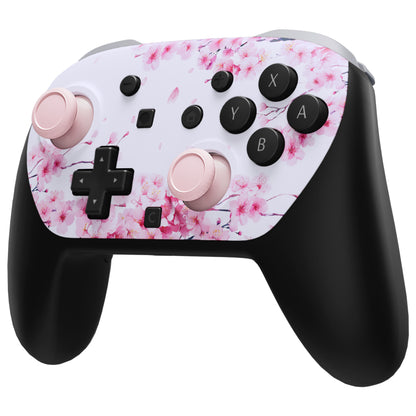 eXtremeRate Nintendo Switch 2 Proコントローラー対応DIY交換用フェイスプレートシェル【桜のささやき】