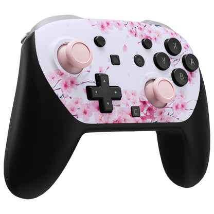 eXtremeRate Nintendo Switch 2 Proコントローラー対応DIY交換用フェイスプレートシェル【桜のささやき】