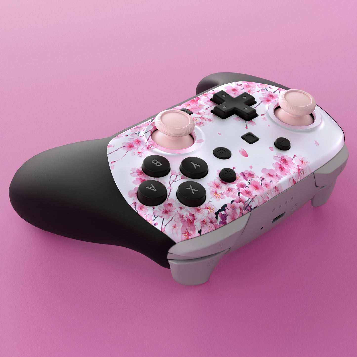 eXtremeRate Nintendo Switch 2 Proコントローラー対応DIY交換用フェイスプレートシェル【桜のささやき】