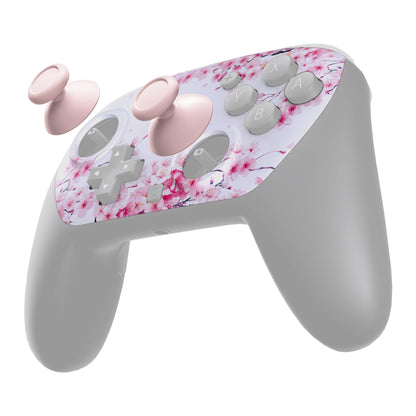eXtremeRate Nintendo Switch 2 Proコントローラー対応DIY交換用フェイスプレートシェル【桜のささやき】
