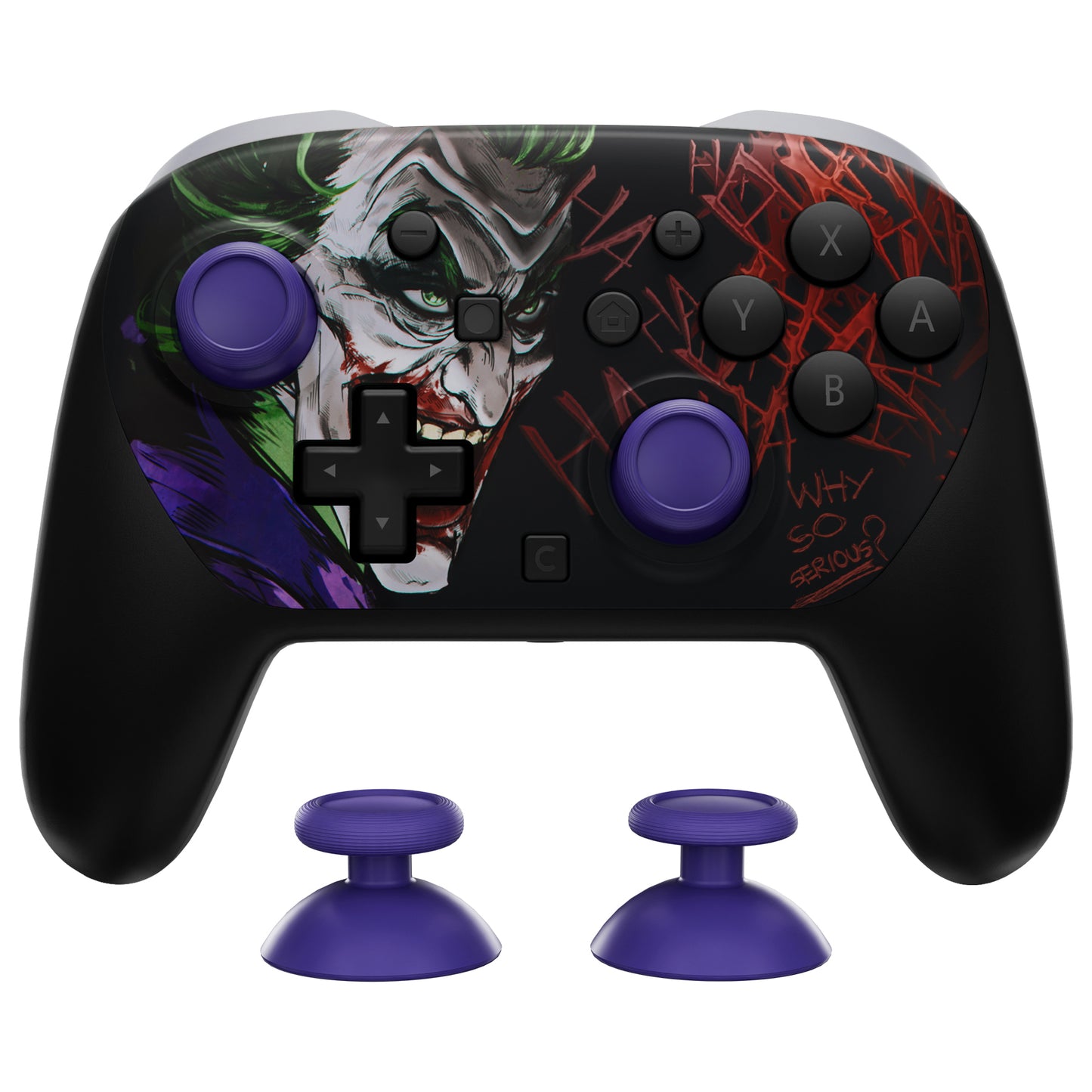 eXtremeRate Nintendo Switch 2 Proコントローラー対応DIY交換用フェイスプレートシェル【ピエロHAHAHA】