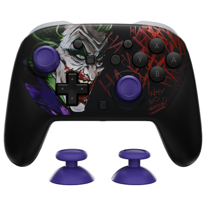 eXtremeRate Nintendo Switch 2 Proコントローラー対応DIY交換用フェイスプレートシェル【ピエロHAHAHA】