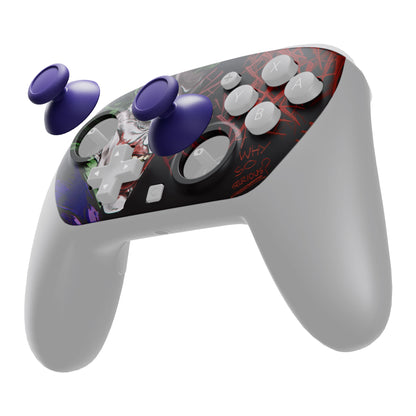 eXtremeRate Nintendo Switch 2 Proコントローラー対応DIY交換用フェイスプレートシェル【ピエロHAHAHA】