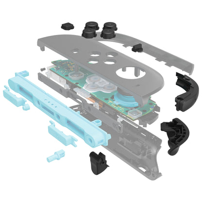 eXtremeRate Nintendo Switch 2ジョイコン対応交換フルセットボタン【ブラック】