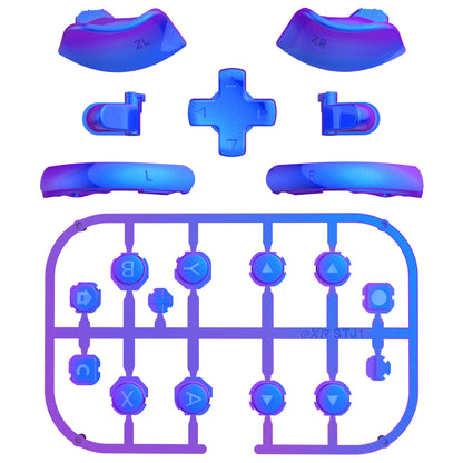 eXtremeRate Nintendo Switch 2ジョイコン対応交換フルセットボタン【カメレオンパープルブルー】