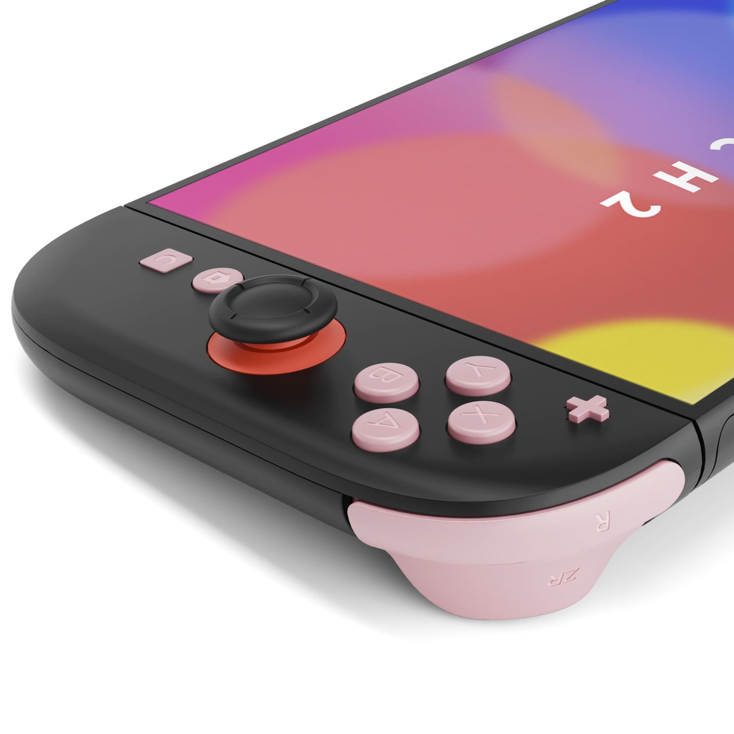 eXtremeRate Nintendo Switch 2ジョイコン対応交換フルセットボタン【チェリーブロッサムピンク】
