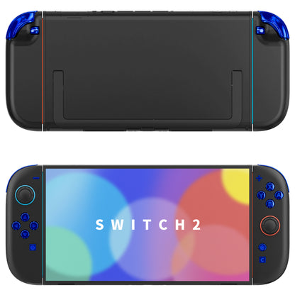 eXtremeRate Nintendo Switch 2ジョイコン対応交換フルセットボタン【クロムブルー】